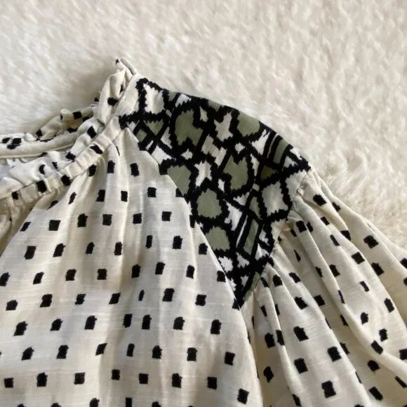 Knox Rose Peasant Bohemian Dress with Pockets size M New w/Tags - Picture 7 of 14